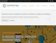 Tablet Screenshot of customertrigger.com